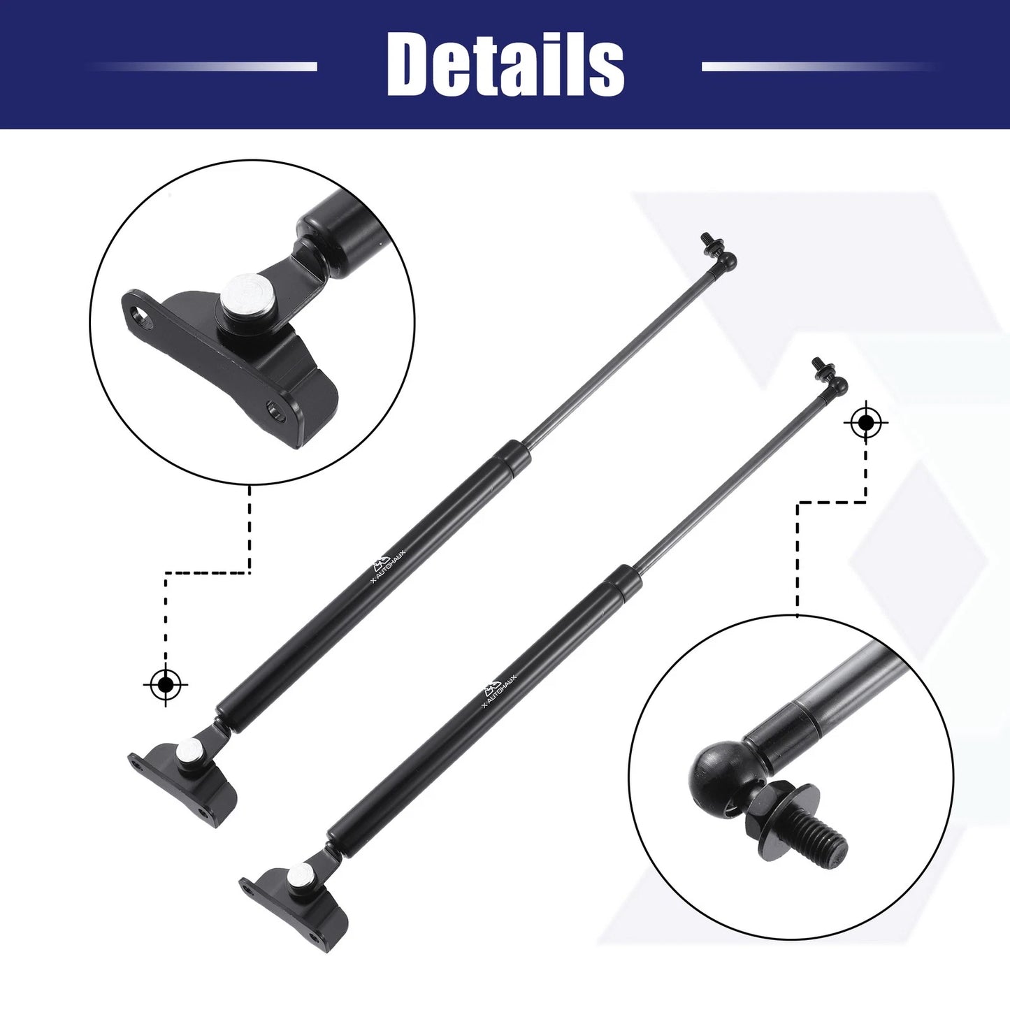 Rear Tailgate Lift Supports for Subaru (2010-2014)