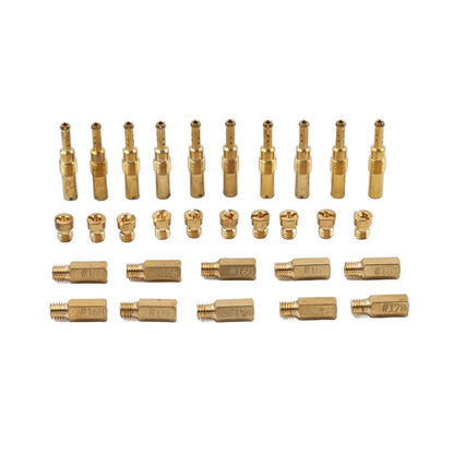 20 x Carburetor Main Jets & 10 x Slow Pilot Jets for PWK CVK