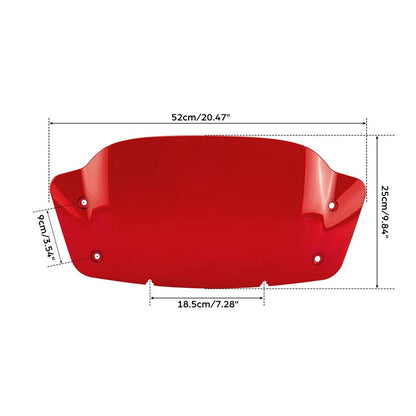Red Windscreen for Harley CVO Street Glide (2023-2025)