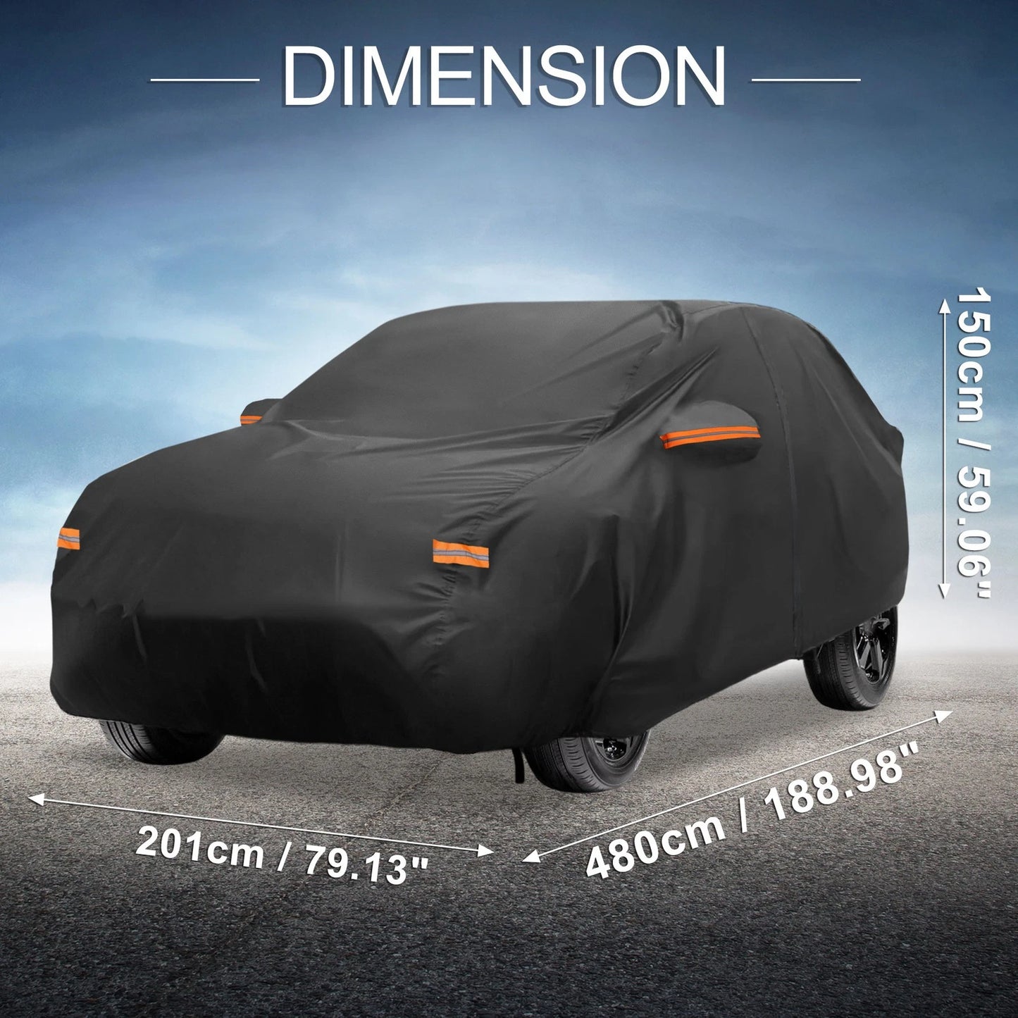 Waterproof Aluminum Film Car Cover for Volvo XC60 (2018-2023)