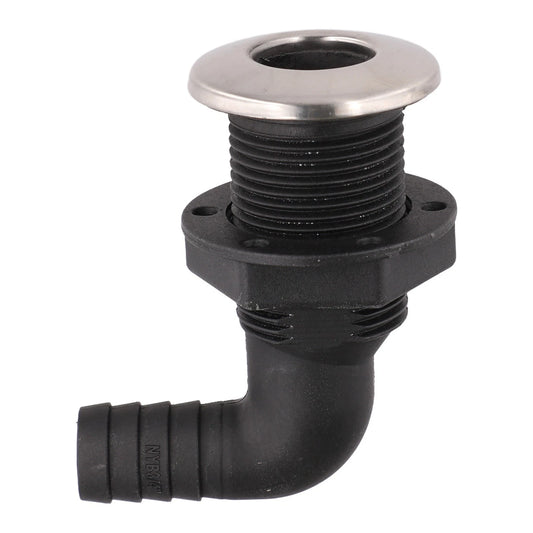 1 x Bilge Pump Fitting 33MM Bilge Thru Elbow Hull Fitting for Boat