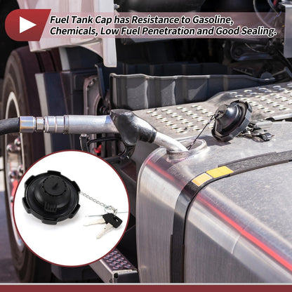 Locking Gas Cap with 2 Keys for MAN TGA TGX (No.20392749/20392751)