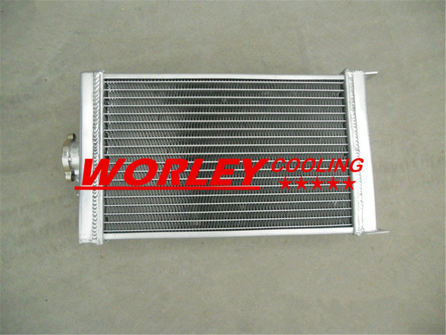 44mm 3 Row Aluminum Radiator for Go-Kart Gearbox Shifter Karts