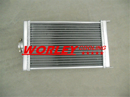 44mm 3 Row Aluminum Radiator for Go-Kart Gearbox Shifter Karts