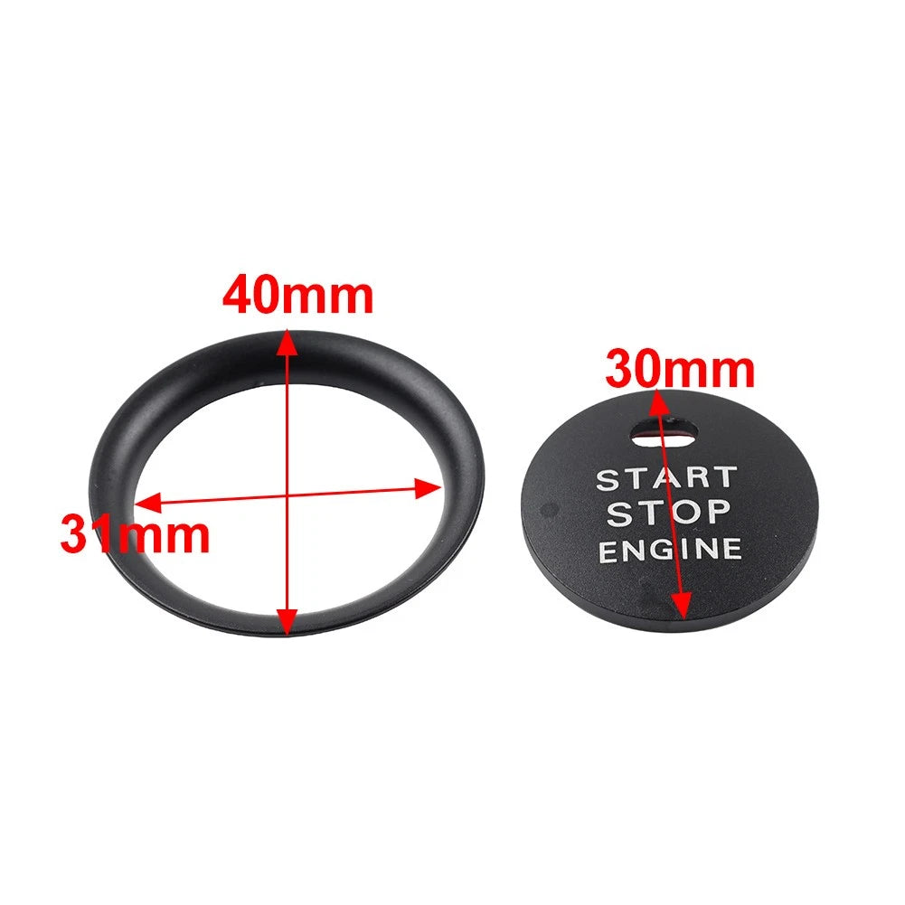 Red Engine Start Push Button Cover Ring Trim for Mazda 3 6 CX-5 (2003-2023)
