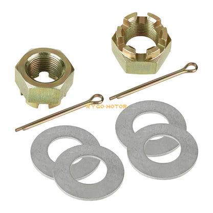 2 x Rear Axle Castle Nut w/ Pin for Polaris Trail Blazer (1990–2013)