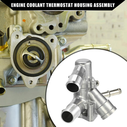 Engine Coolant Thermostat Housing for Ford Edge (2011-2018) Aluminum