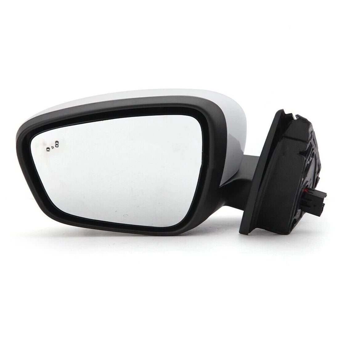 2 x Exterior Side Mirrors for Ford Escape (2020-2023) - White Mirror Covers