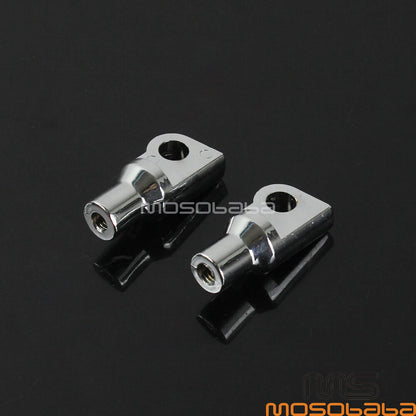 Chrome Foot Pegs Mounting Bolts Adapter for Harley Male Pegs