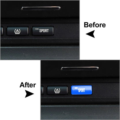 Sport Mode Switch Button Cover Blue for BMW E46 3 Series M3 (1998-2004)