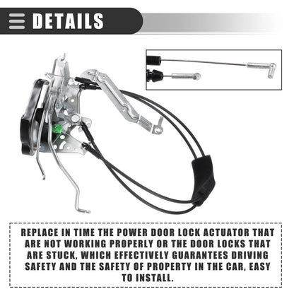 Front Left Side Door Lock Actuator for Toyota Sequoia (2001-2007)