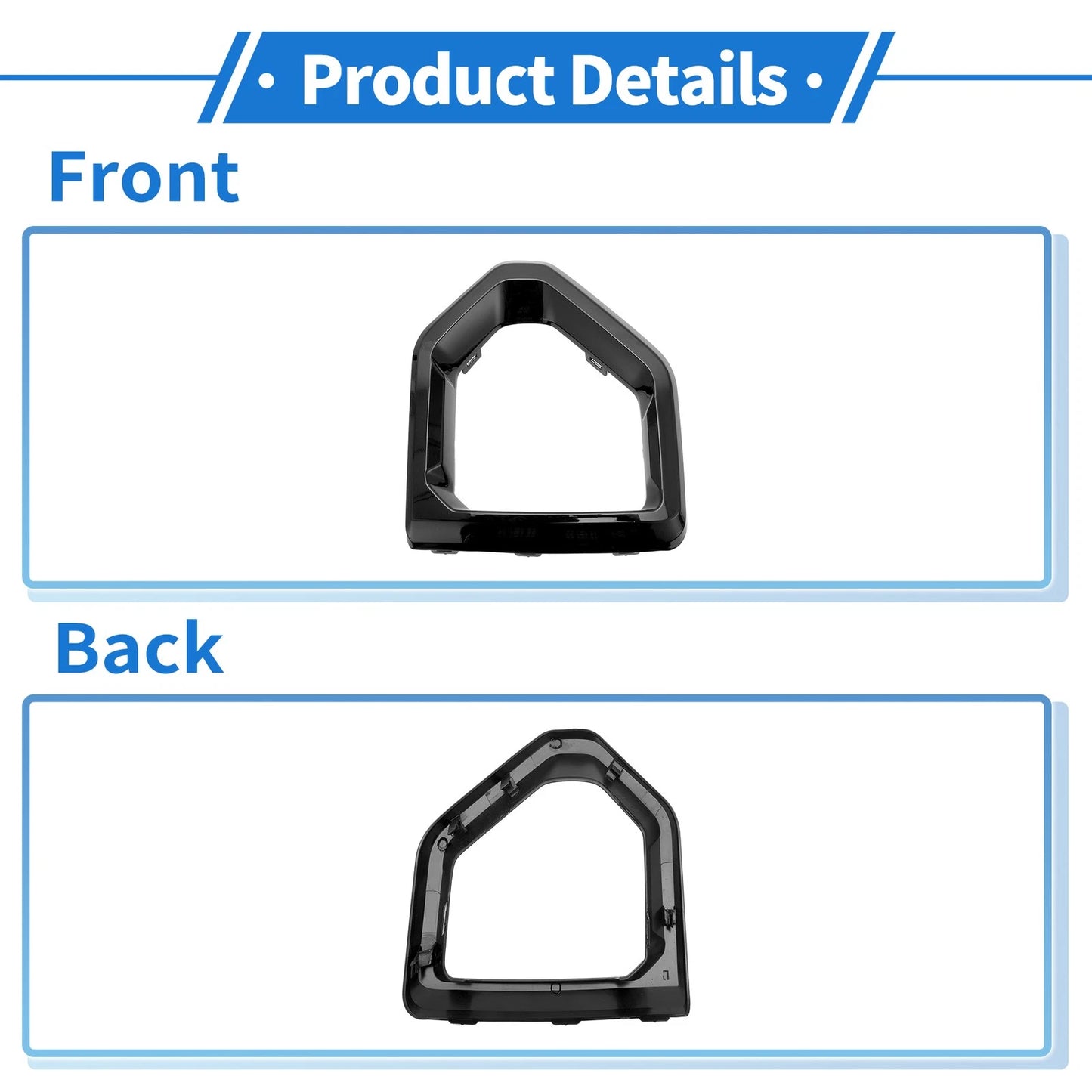 1 Pcs Car Front Left Fog Light Grill for GMC Sierra 1500 (2019 - 2021)