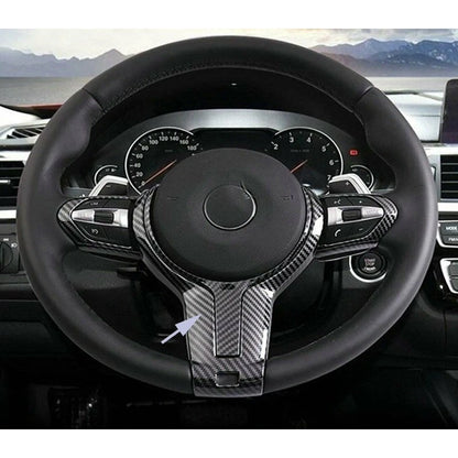 ABS Carbon Fiber Steering Wheel Cover Trim for BMW F22 F30 F32 F10 F15 X5 F16