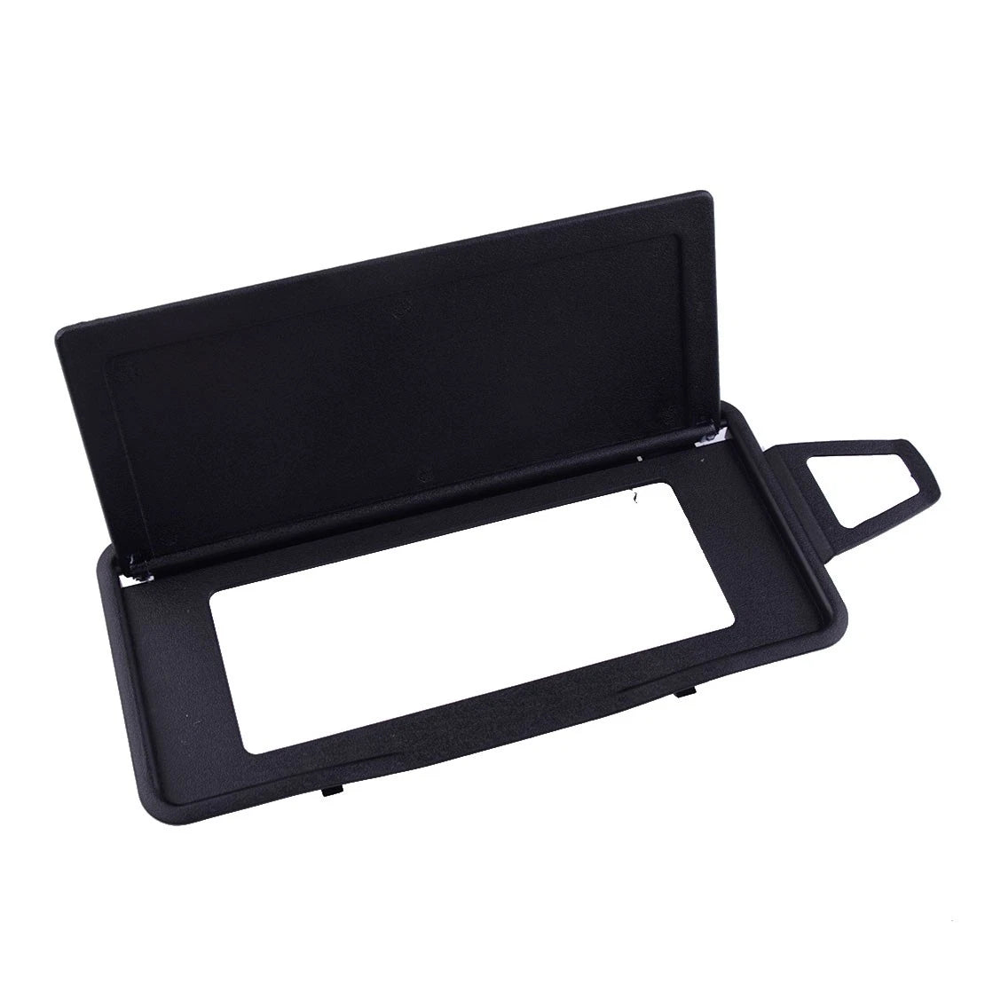 Black Sun Visor Shade Mirror Covers  For Mercedes Benz W220 (2000-2006)