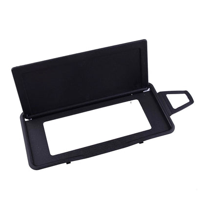 Black Sun Visor Shade Mirror Covers  For Mercedes Benz W220 (2000-2006)