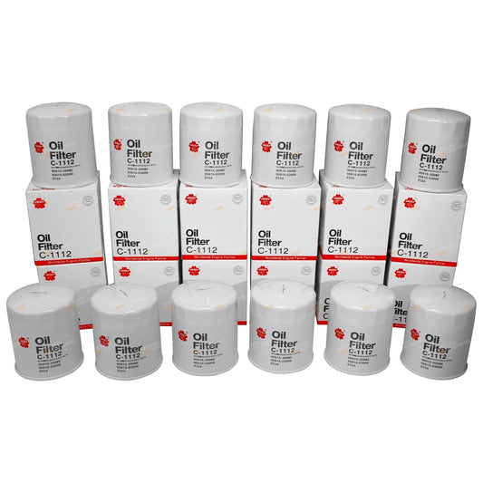 12 x Oil Filters for Toyota Coaster 1HZ 4.2L Diesel