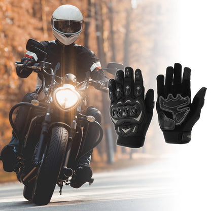 1 x Motorcycle Gloves Breathable Cycling Gloves XXL Black Gray Polar Fleece