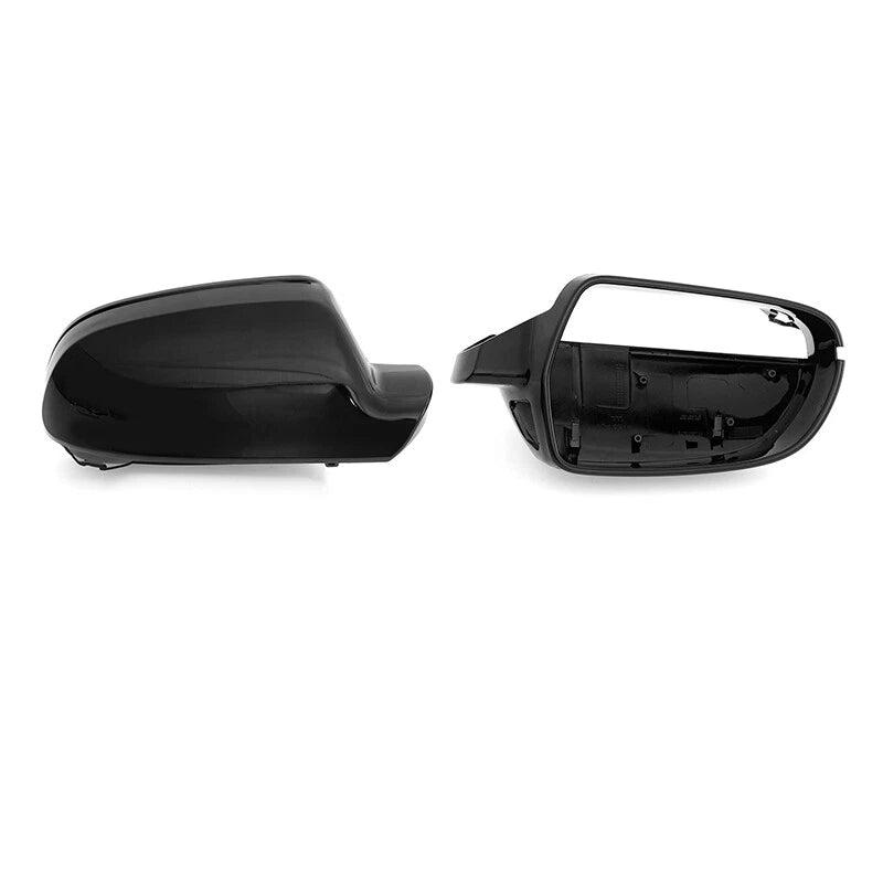 Glossy Black Rear View Mirror Cap with Lane Assist for Audi A3 A4 A5 S5 RS3