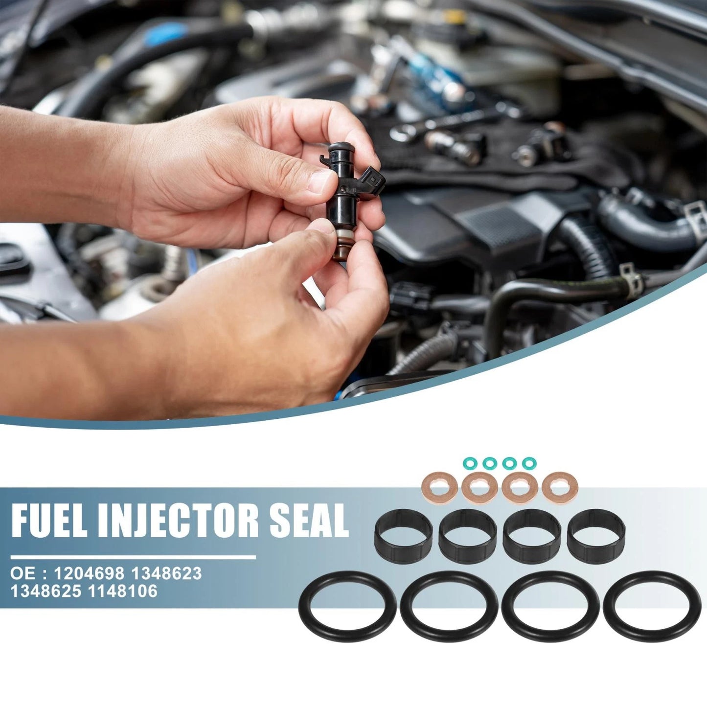 Fuel Injector Seal Set for Ford Fiesta (2001-2017)
