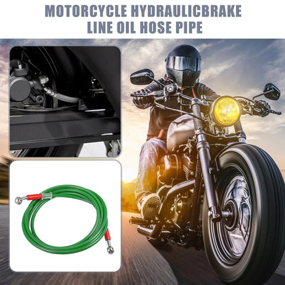 Brake Line / 230cm / 10mm Green Oil Hose for Motorcycle