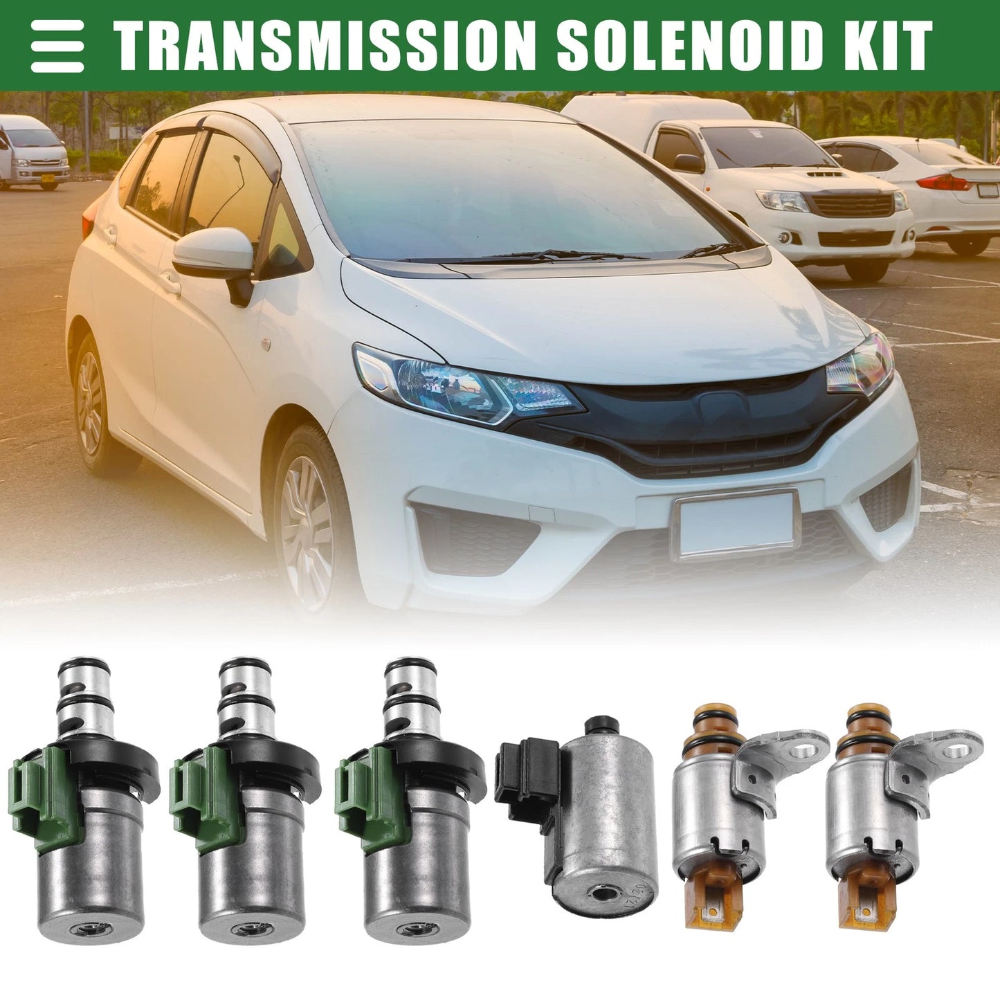 6 Pcs Transmission Solenoid for Ford Focus (2000-2007)