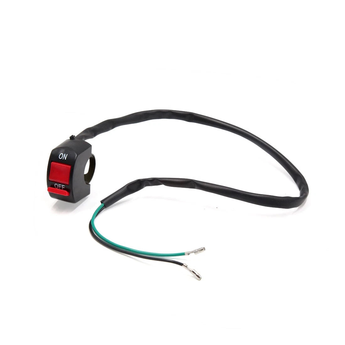 2 x Wires Headlight Switch ON-OFF Button for 7/8" Handlebar Motorcycle