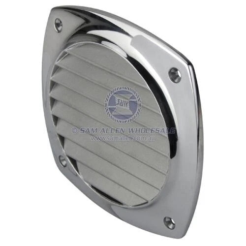 Stainless Steel Surface Mount Vent for Boat/Caravan/Camper 98mm x 98mm