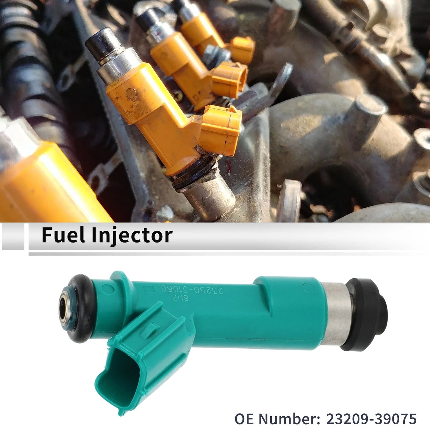 Fuel Injector 1 x No.23209-39075 for Toyota FJ Cruiser 4.0 (2007-2009)