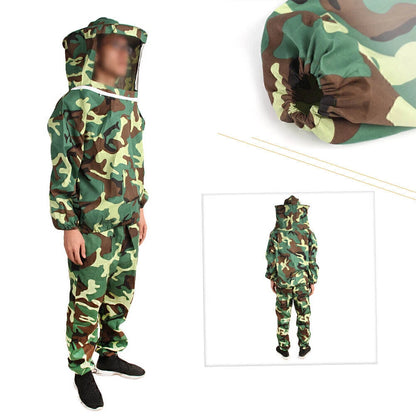 Camouflage Beekeeping Jacket & Pants Suit for Adults (2023)