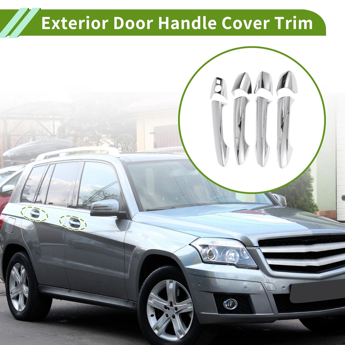 Exterior Door Handle Cover Trim for Mercedes-Benz GLK (2010-2015)