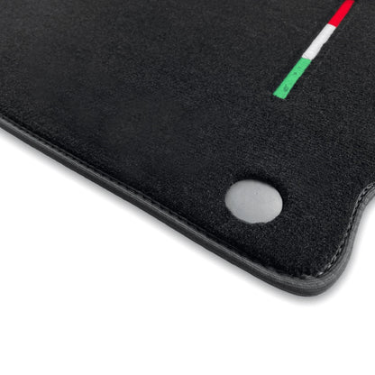 Floor Mats Set for Ferrari 488 Spider Black Tailored Carpets (2015-2023)