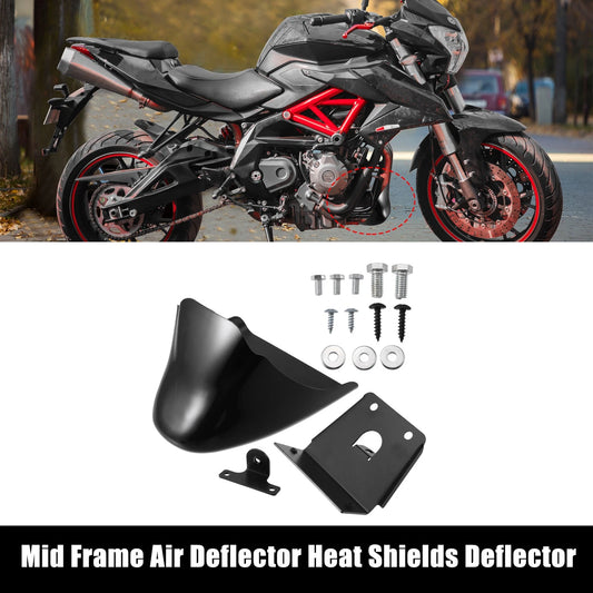 1 Set Lower Spoiler Chin Fairing for Harley Davidson Gloss Black