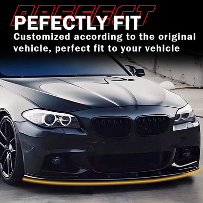 M Sport Front Bumper Spoiler Lip Splitter for BMW F10 5 Series (2011-2016)