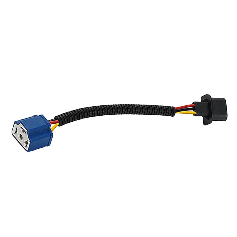 H13 to H4 Headlight Bulb Connector Harness Adapter Wire for Car