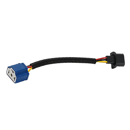 H13 to H4 Headlight Bulb Connector Harness Adapter Wire for Car