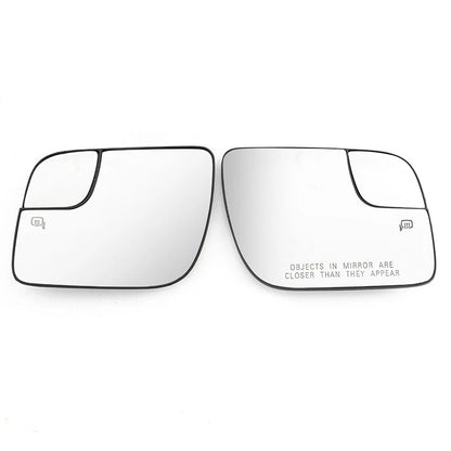Heated Side View Wing Mirror Glass for 2011-2019 Ford Explorer (2 x)