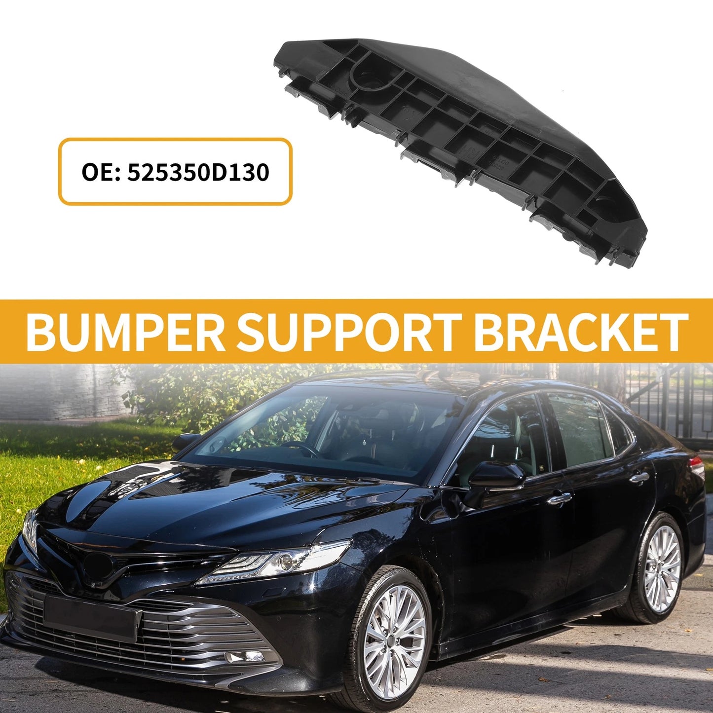 RH Front Bumper Support Bracket for Toyota Yaris Hatchback (2013-2016) 1 x Pc