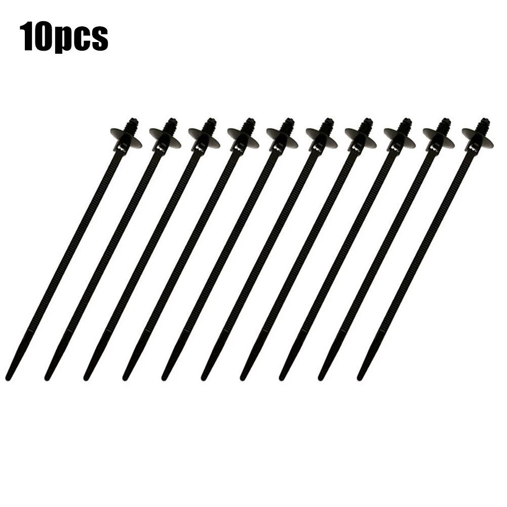 10Pcs Fir Tree Push-In Releasable Wiring Cable Zip Tie Wrap for Car/Boat
