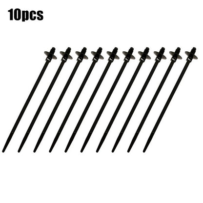 10Pcs Fir Tree Push-In Releasable Wiring Cable Zip Tie Wrap for Car/Boat