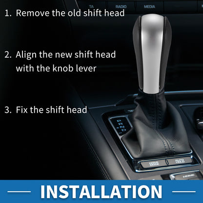 Faux Leather Gear Shifter Knob for BMW 1 Series E81 (2006-2011)