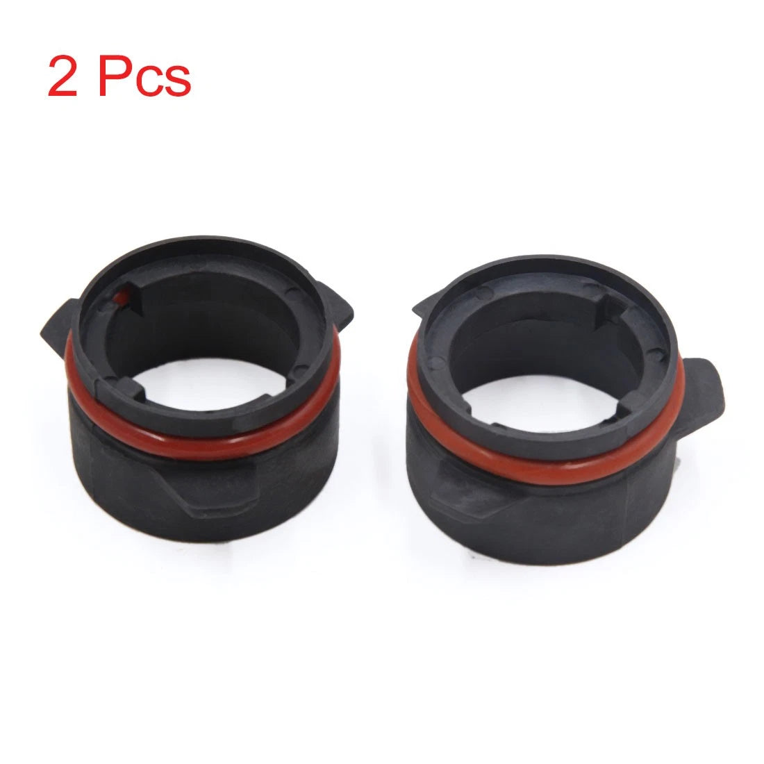 2 x Black Plastic Headlight Bulb Base Holders for BMW E39 (1995-2003)