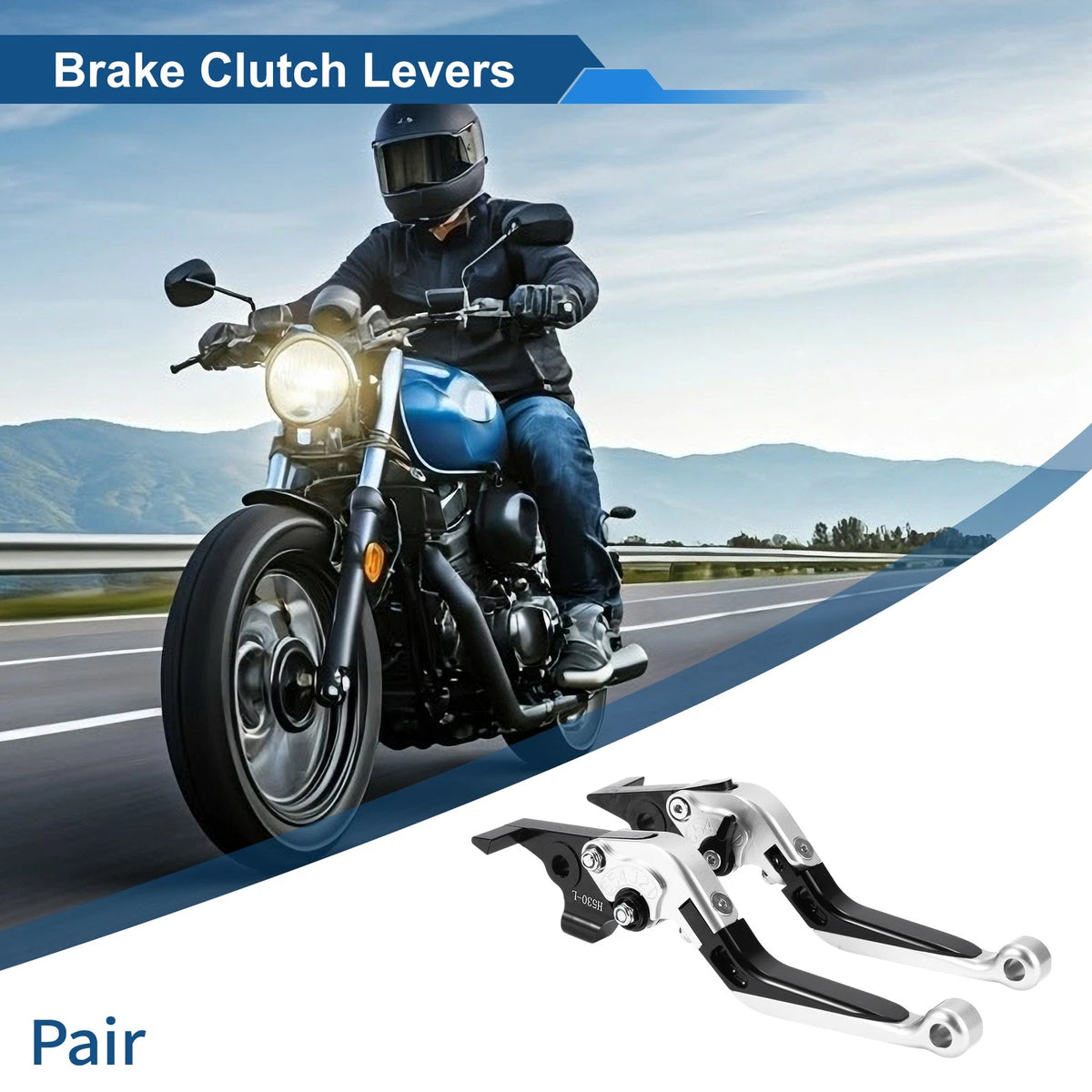 Lever / Adjustable Short Long / Brake Clutch Lever for Yamaha TMAX560 Silver Black