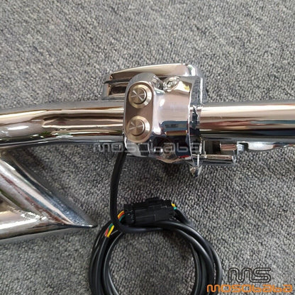 Chrome Air Ride Suspension Control Handlebar Switch for Harley Dyna Softail (2006-2023)