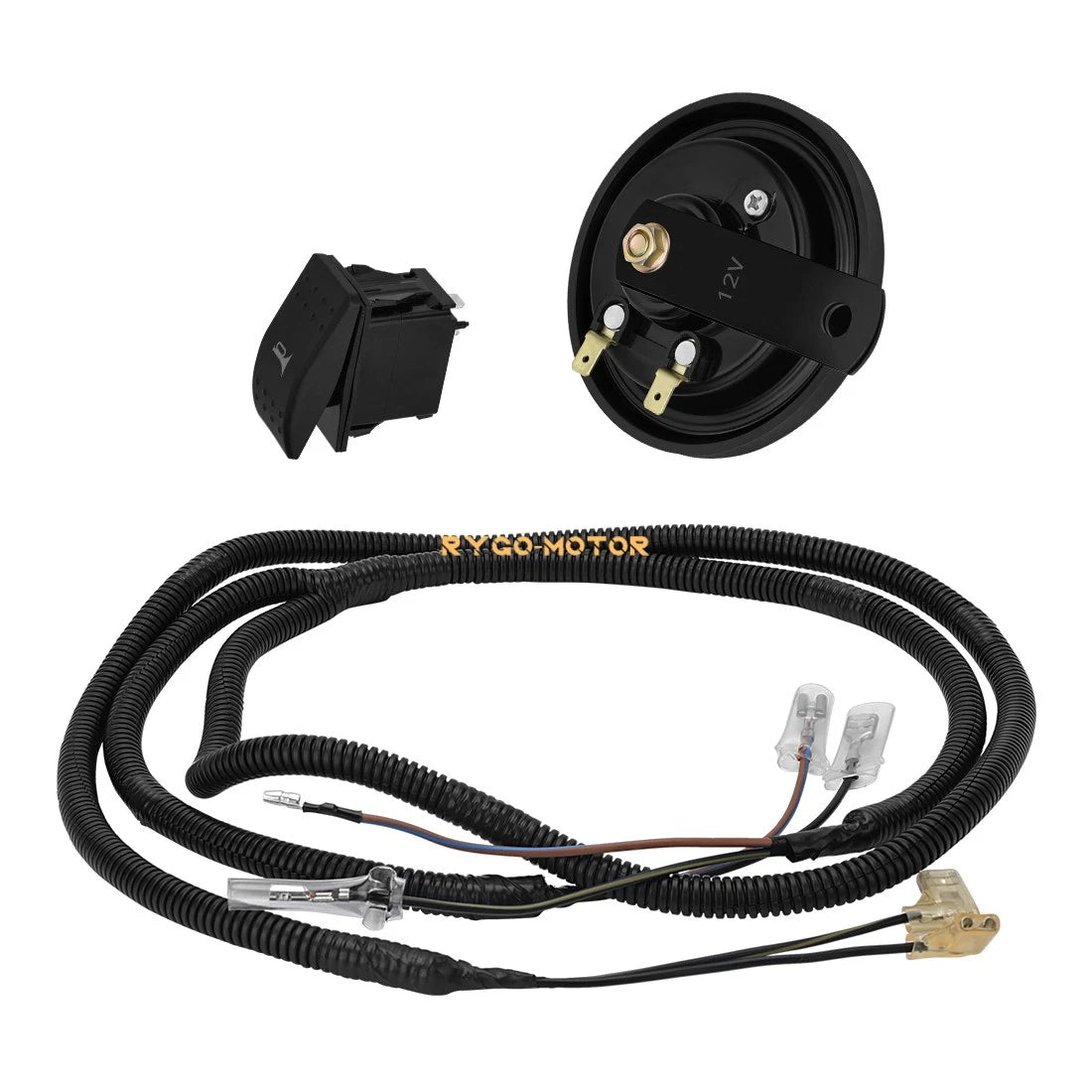 Switch Horn Kit w/ Wire for Kawasaki Mule PRO-MX LE/EPS/Camo/SE (2019–2024)