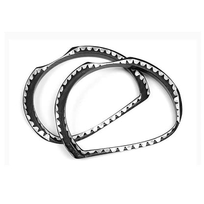 DRY Carbon Fiber Headlight Ring Cover Trim for Dodge Challenger SRT 2015-2023
