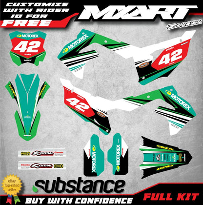 Kawasaki KXF 450 Graphics Stickers for KX 450F (2019-2021)
