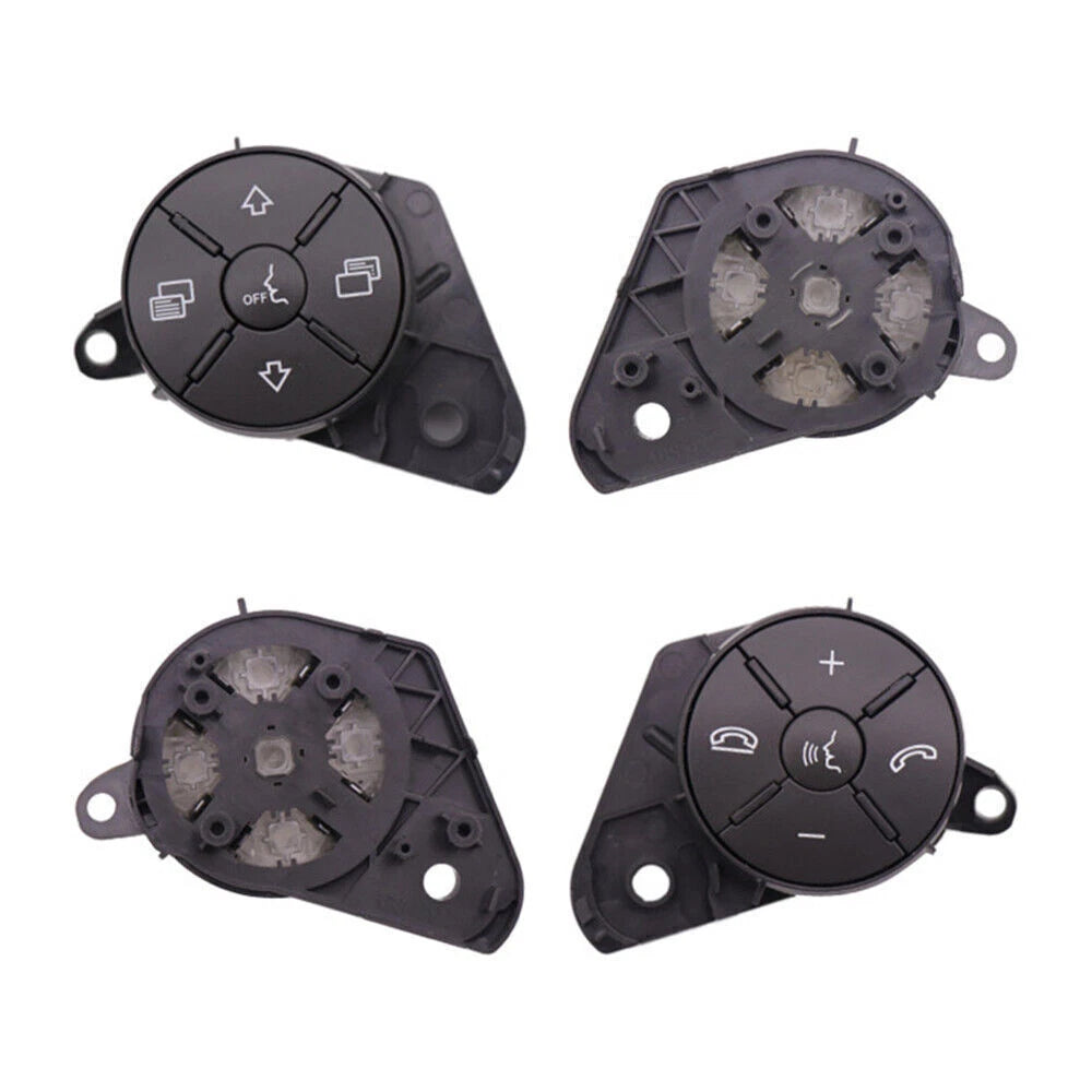 L+R Steering Wheel Button Covers for Mercedes Benz W164 ML GL W251 (2006-2012)