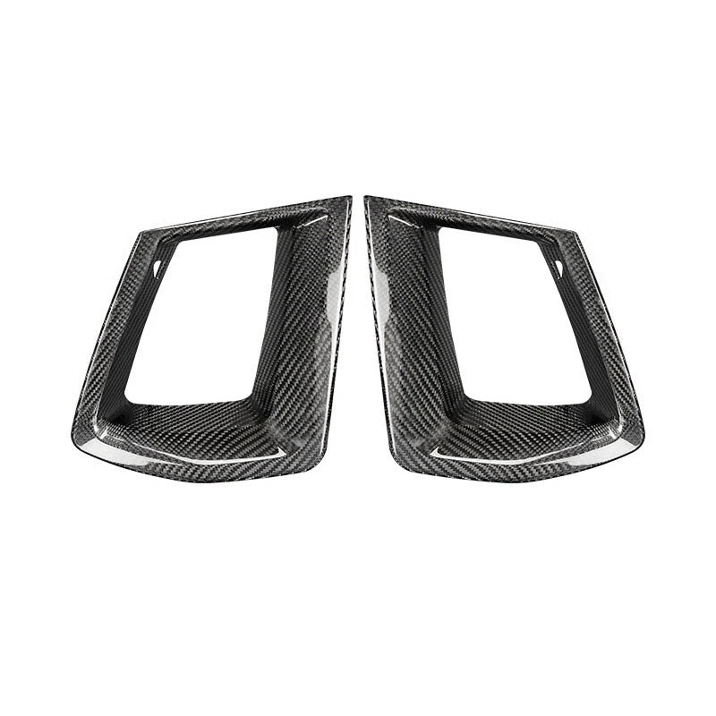 Carbon Fiber Front Grille Side Air Vent Frame Trim  for Ford Mustang 2024