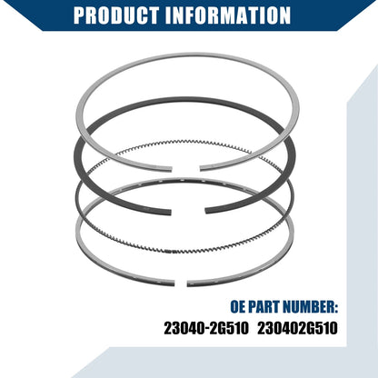 Piston Ring Set for Hyundai Tucson 2.4L L4 (2014-2015)