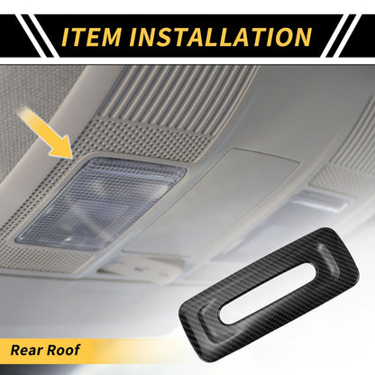 Carbon Fiber Pattern Roof Light Lamp Cover for Toyota Tundra (2022–2024)
